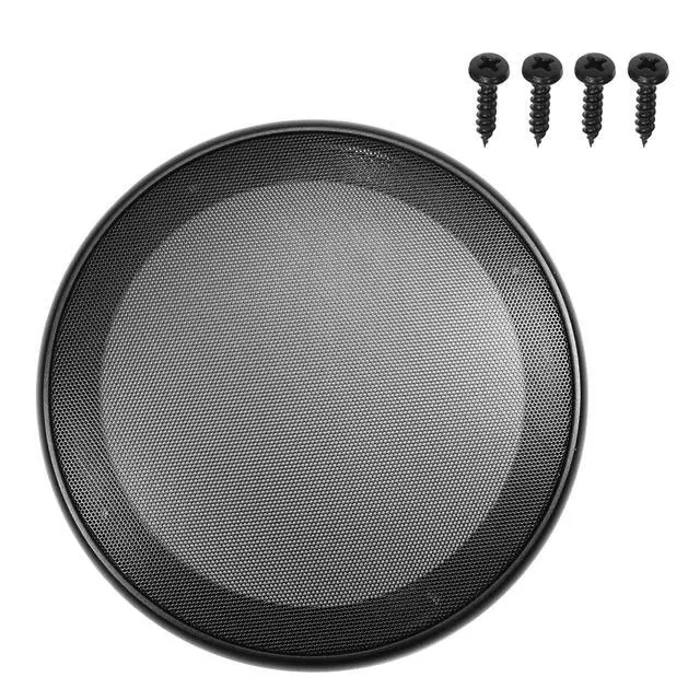 Alt view image 5 of 7 - 2Pcs 8" Speaker Grill Cover, Metal Frame with Metal Mesh | Car Audio Speaker SubWoofer Waffle Grill Cover Guard Protector for Cabinets, Home Theater with Screws