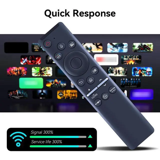 Alt view image 4 of 7 - BN59-01329A Replacement Voice Remote Control for Samsung LED UHD Smart TV | BN59-01329A BN59-01330A BN59-01330X BN59-01330R UN55TU8000F UN55TU8200F UN55TU850DF UN65TU8000F UN65TU8200F UN65TU850DF