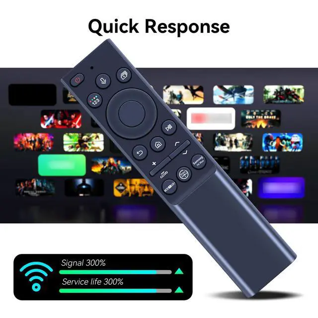 Alt view image 4 of 7 - BN59-01357A Replacement Voice Remote Control fit for Samsung Smart TVs | Compatible with Samsung QLED Series Smart TV Also BN59-01357F BN59-01357P TM2180E Full Function Replacement