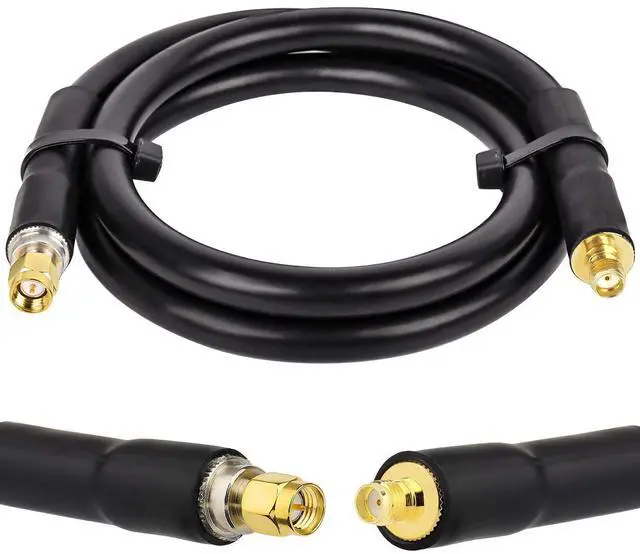 Main image of SMA Cable, SMA Male to SMA Female Low Loss SMA Extension Cable KMR400 SMA Coax Cable for 3G 4G LTE, 5G Modems/Routers, Ham, ADS-B, SDR Equipment3 FT
