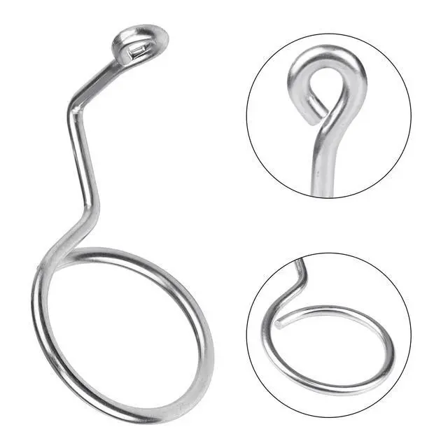 Alt view image 4 of 7 - 50 Pieces 2" Diameter Screw Mount Bridle Rings, Heavy Duty Cable and Wire Support, Metal Cable Ring Hangers for Low Voltage Cable Wire Management