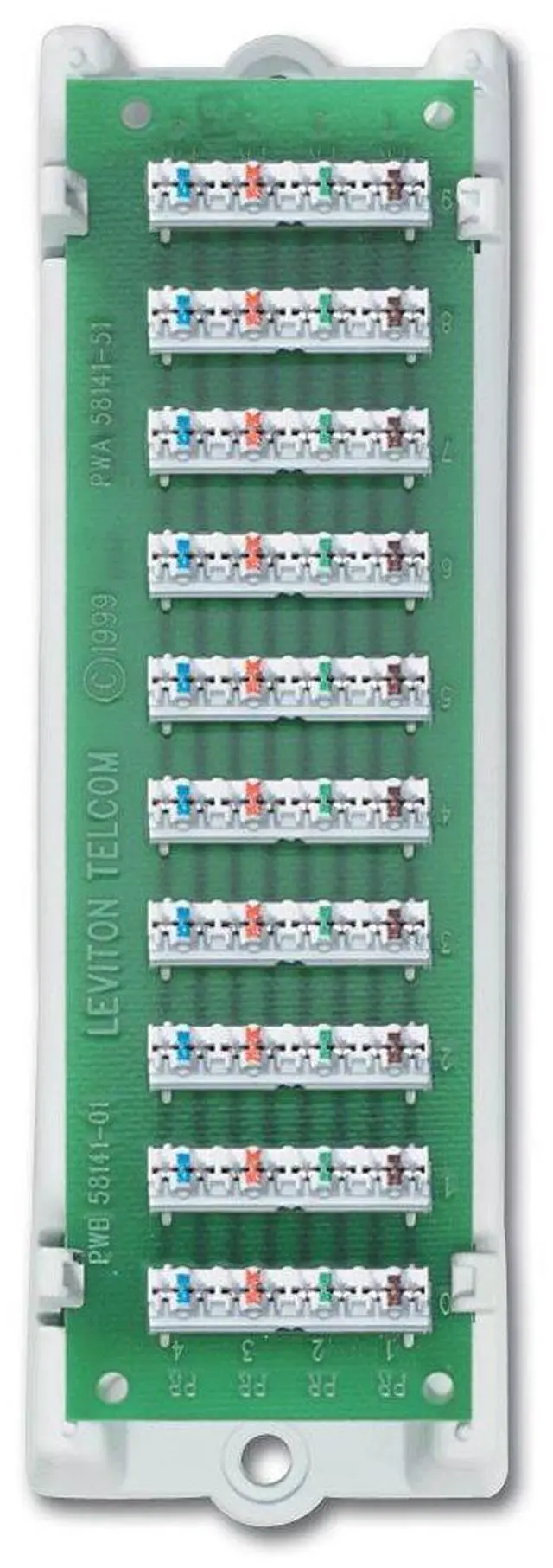 Main image of 47689-B 1x9 Bridged Telephone Module (with bracket), White
