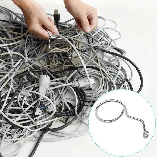 Alt view image 7 of 7 - 50 Pieces 2" Diameter Screw Mount Bridle Rings, Heavy Duty Cable and Wire Support, Metal Cable Ring Hangers for Low Voltage Cable Wire Management