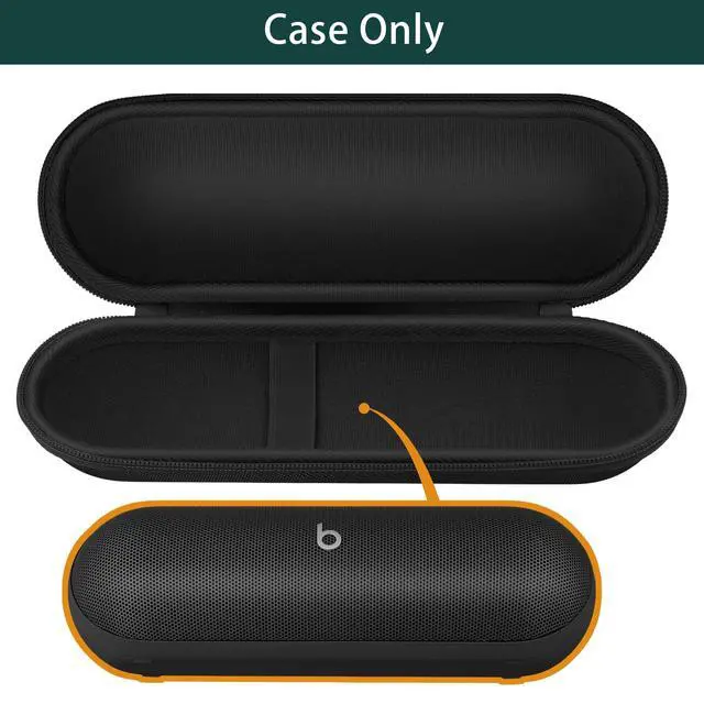 Alt view image 7 of 7 - Hard Case for Beats Pill - Speaker Matte Black | EVA case construction, Water-resistant design, Dust-resistant design, Case only
