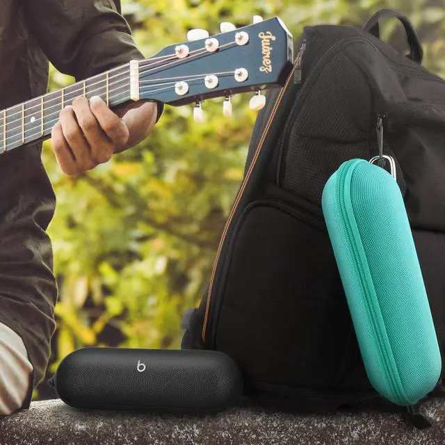 Alt view image 4 of 7 - Hard Case for Beats Pill - Speaker Mint Green | EVA case construction, Water-resistant design, Dust-resistant design, Case only