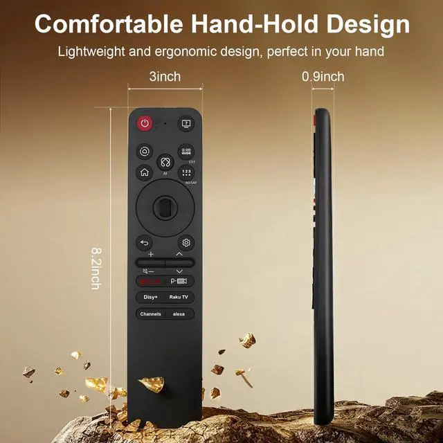 Alt view image 6 of 7 - Remote for LG Smart TV, Replacement Magic Voice and Pointer Remote Control for 2019 to 2025 LG WebOS TV,Compatible AN-MR25GA/MR24GA/MR23GA,AN-MR22GA/22GN/MR21GA,for UHD OLED QNED NanoCell 4K 8K(25GA)