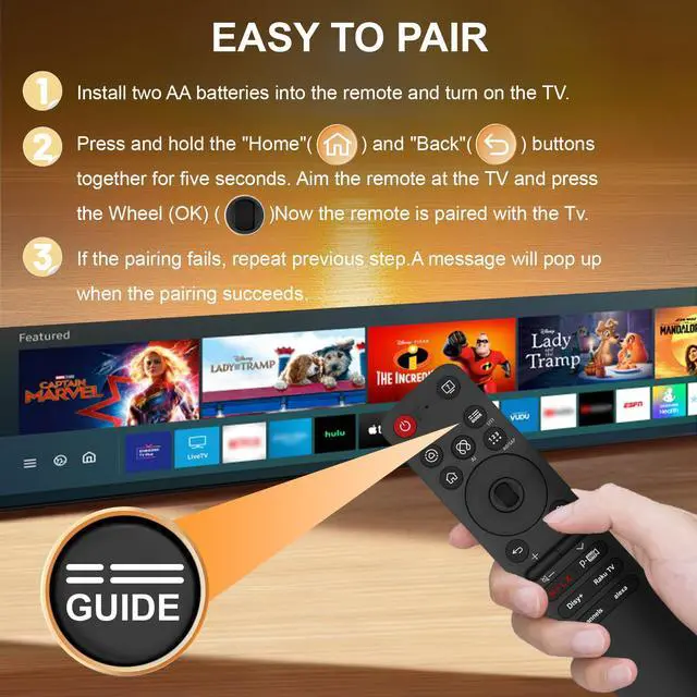 Alt view image 5 of 7 - Remote for LG Smart TV, Replacement Magic Voice and Pointer Remote Control for 2019 to 2025 LG WebOS TV,Compatible AN-MR25GA/MR24GA/MR23GA,AN-MR22GA/22GN/MR21GA,for UHD OLED QNED NanoCell 4K 8K(25GA)