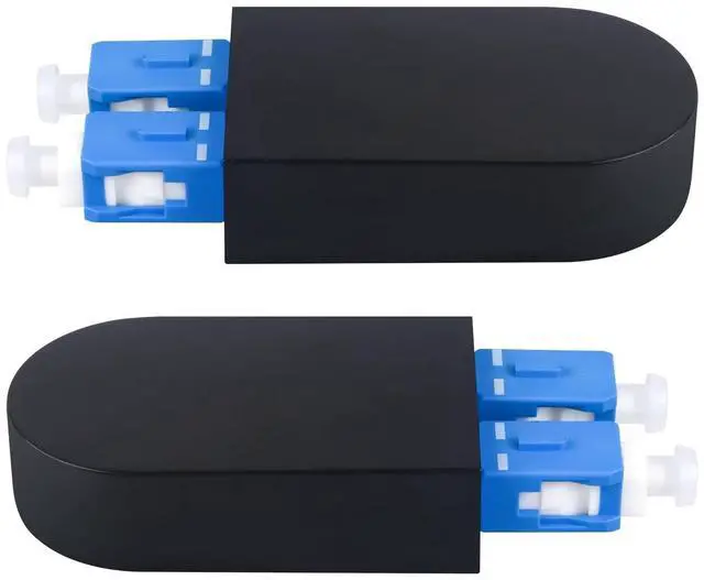 Alt view image 2 of 4 - 4-Pack SC/UPC Fiber Optic Loopback Adapter Singlemode 9/125 Optical Cable Test Adapter Connector for Testing Applications