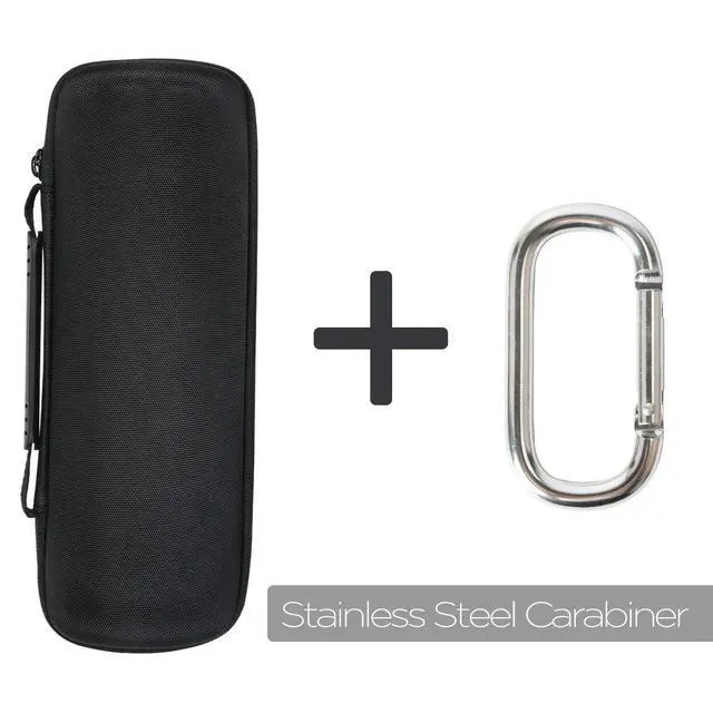Alt view image 6 of 6 - Hard Case for Ultimate Ears UE Boom 4/3 Wireless Speaker,Black+Blue | Portable Travel Case Replacement, Protective Storage Bag with Handle, Shockproof EVA Shell and Soft Lining