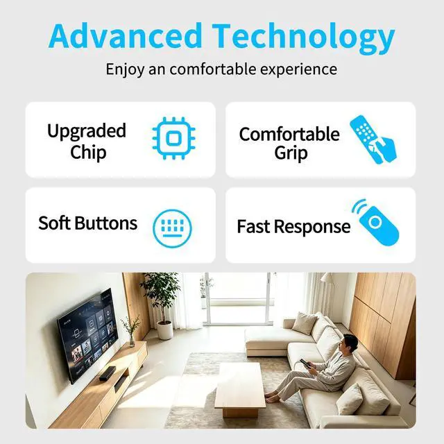 Alt view image 5 of 7 - RC-200 Voice Remote Control for Superbox S7 Max/Prime/Pro/Ultra | S6 Max/Ultra/Pro, S5 Max/Pro, Voice Control, No Backlight