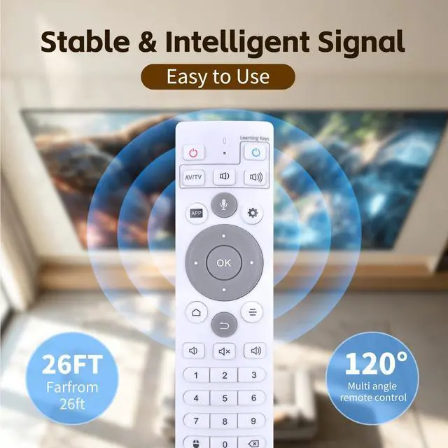 Alt view image 5 of 7 - Replacement Remote Control for UBox UBOX10, UBOX11, UBOX 12 PRO MAX TV Box | No Setup Required