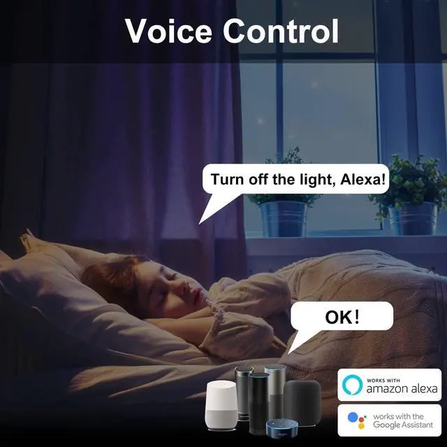 Alt view image 6 of 7 - ZigBee Smart Power Strip Surge Protector,Smart Fast Charge, 4 Individually Controlled Outlets, Compatible with Alexa Google Home Phiilps HUE