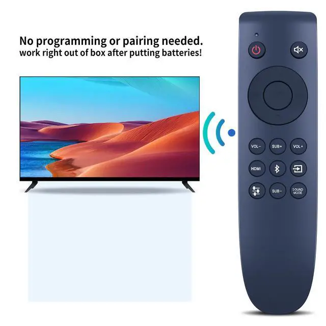 Alt view image 4 of 7 - Replacement Soundbar Remote Control for Onn 100002634 42" 5.1. 2. Dolby Atmos Sound Bar