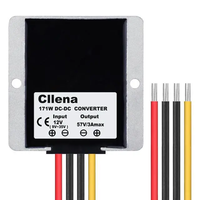 Alt view image 4 of 7 - DC12V(9V-35V) Step Up to 57V 3A 171W Booster Converter Power Supply Voltage Transformer for Starlink GEN 3 Router