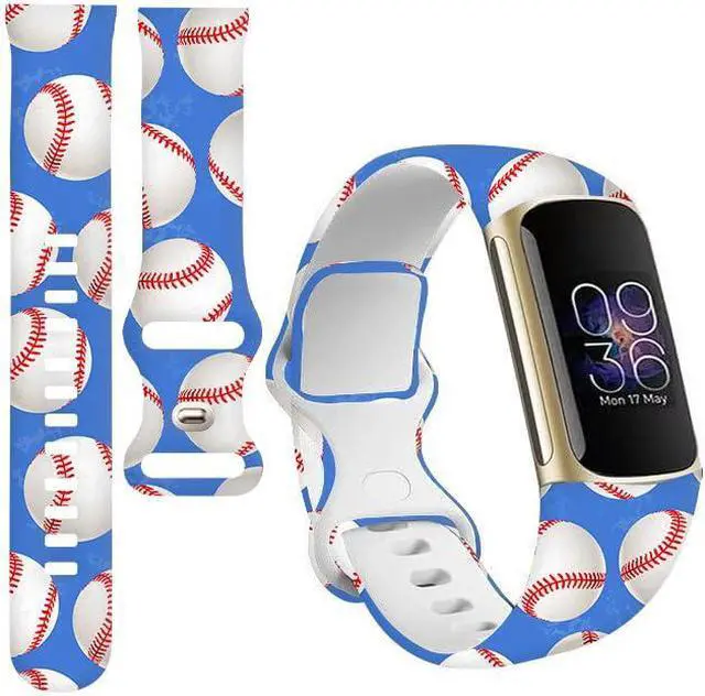 Main image of Sport Bands Compatible with Charge 6 /Charge 5 for Women Men,Soft Waterproof Replacement Straps Wristbands for Charge Advanced Fitness Tracker-6
