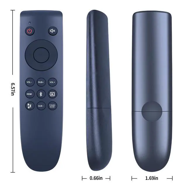 Alt view image 7 of 7 - Replacement Soundbar Remote Control for Onn 100002634 42" 5.1. 2. Dolby Atmos Sound Bar