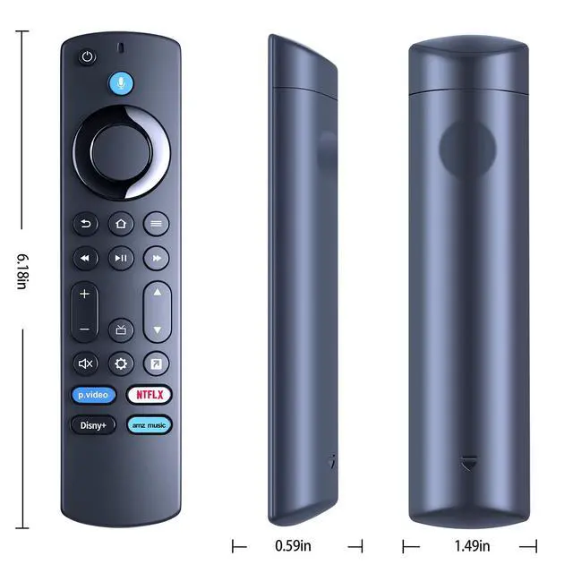 Alt view image 2 of 5 - Replacement Voice Remote for Panasonic 4K TV Z95, Z8, Z85, W95, W70 Series | Voice Control, Easy Pairing, 4 Dedicated Shortcut Buttons