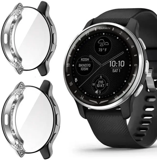Main image of Compatible for Garmin D2 Air Case, All-Around Protective TPU Bumper Cover Screen Protector Case Cover Compatible for Garmin D2 Air X10