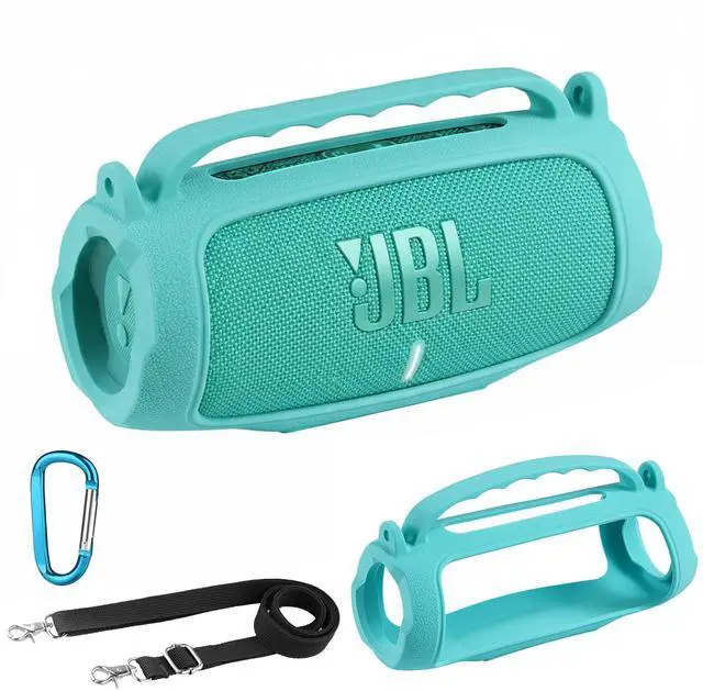 Main image of Silicone Case Compatible with JBL Charge 5 Portable Waterproof Bluetooth Speaker (Mint Green)
