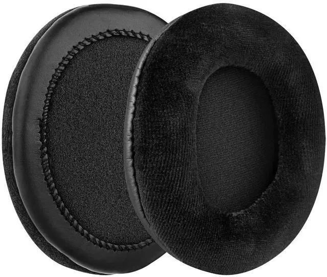 Alt view image 2 of 7 - Comfort Velour Replacement Ear Pads for Shure Srh 240/440/ 840/940/ 1440/1540/ 1840, Hpaec 240/440/ 840/940/ 1440/1540 Headphones, Ear Cushions (Black)