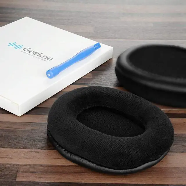 Alt view image 4 of 7 - Comfort Velour Replacement Ear Pads for Shure Srh 240/440/ 840/940/ 1440/1540/ 1840, Hpaec 240/440/ 840/940/ 1440/1540 Headphones, Ear Cushions (Black)