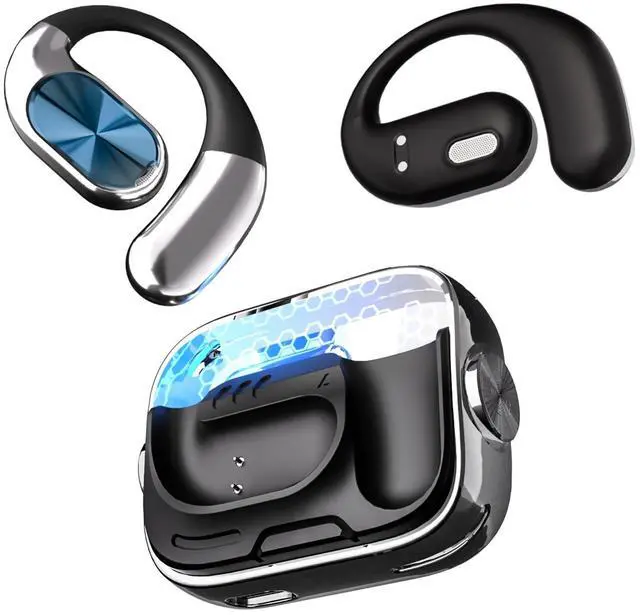 Main image of Open Ear Headphones,Bluetooth 6.0 Open Ear Earbuds IPX5 Waterproof | Clear Sound Quality,with 360°Rotating Fidget Case,Ergonomic Design,Running Headphones Made for Every Sports & Fitness Session