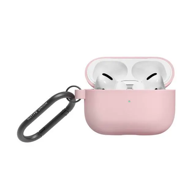 Alt view image 3 of 6 - Roam Case for AirPods Pro Silky & Matte Liquid Silicone Case - Compatible with AirPods Pro, Airpods Pro 2 (Rose)