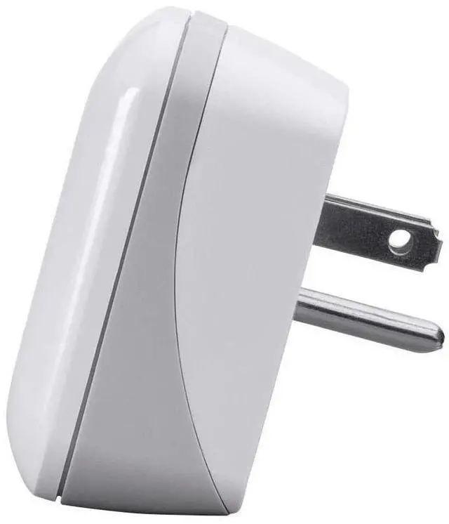 Alt view image 3 of 6 - Power & Surge - White | 1 Outlet Surge Protector with End of Service Alarm, 900 Joules 15A / 125V / 1875W, 10dB to 60dB