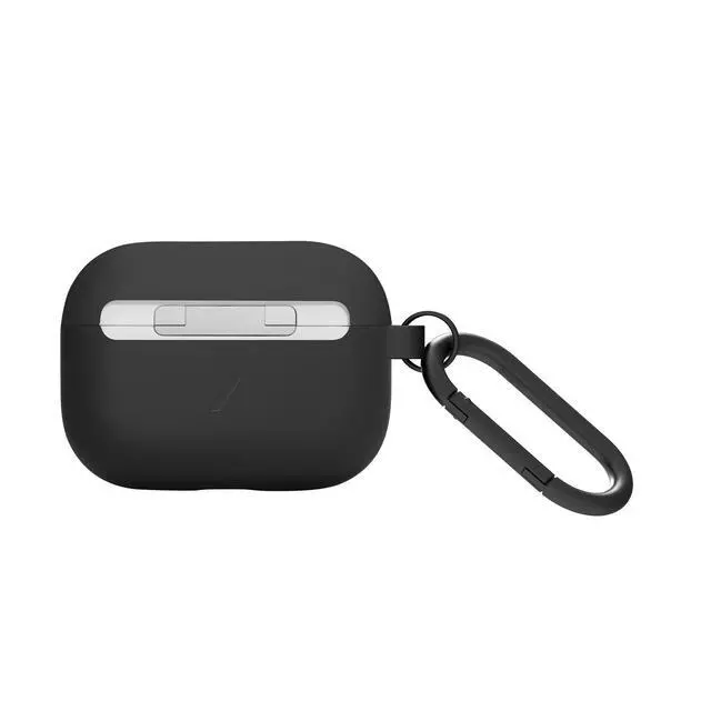 Alt view image 2 of 6 - Roam Case for AirPods Pro Silky & Matte Liquid Silicone Case - Compatible with AirPods Pro, Airpods Pro 2 (Black)