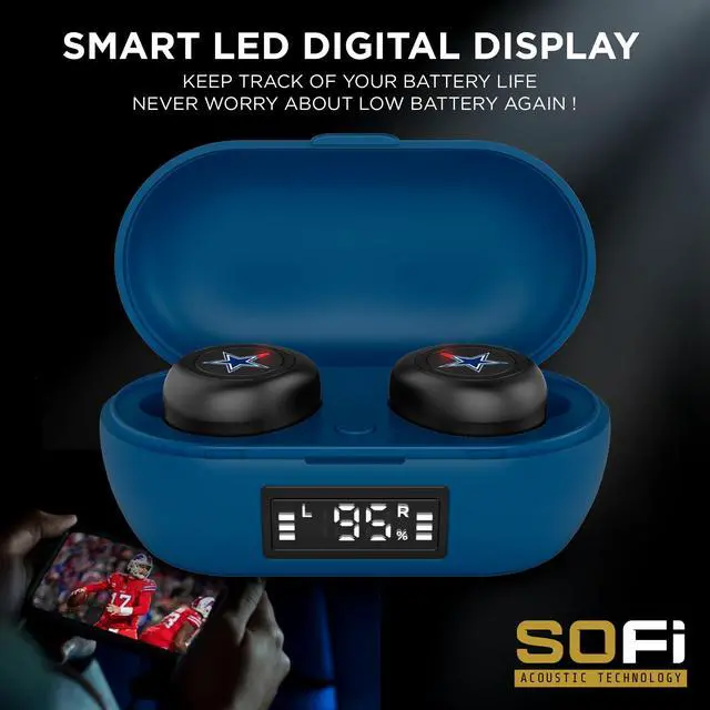 Alt view image 6 of 7 - NHL True Wireless Earbuds v.7