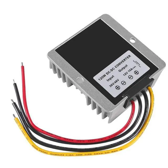 Alt view image 4 of 6 - DC Voltage Reducer Converter DC 36V/48V to 12V 10A Automatic Step Down Up Voltage Regulator Power Converter Waterproof Module Transformer for Golf Cart Club Car