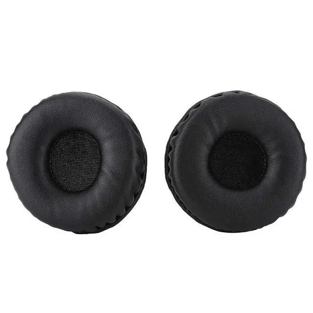Alt view image 2 of 7 - 1 Pair 70mm Universal Replacement Earpads for Headphones, Soft Foam Ear Cushion Headset Cover Case, Black