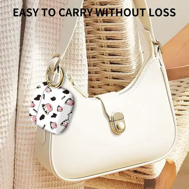 Alt view image 3 of 6 - Compatible with AirPod 4th Gen Case with Keychain, Shockproof Protective Cover for Wireless Earbuds - Lightweight & Durable Design for Women Men Girl (Cute Boho Cow)