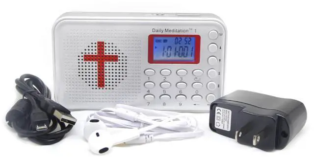 Alt view image 6 of 6 - CSB Audio Bible Player - Christian Standard Bible | Electronic Talking Bible, Includes Charger and Earphone, Portable, Convenient to Listen at Anywhere Anytime