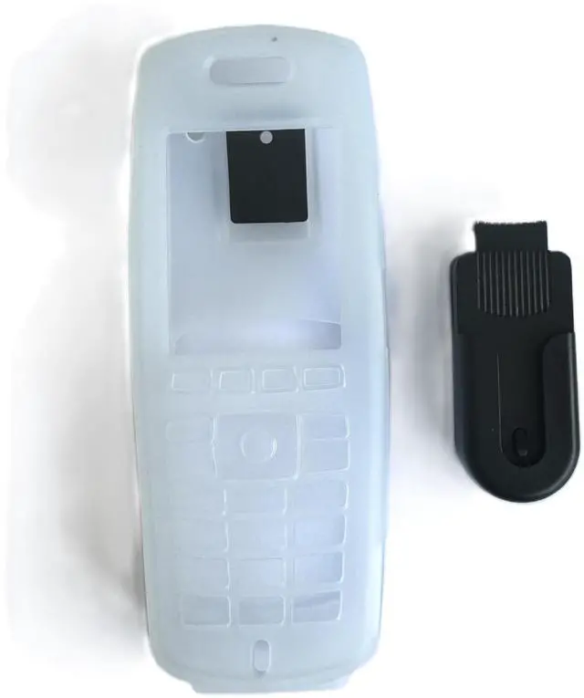 Main image of Silicone Case for Spectralink 8440 with Swivel/ratcheting Belt Clip *Improved* (Clear)