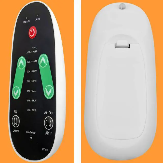 Alt view image 6 of 7 - Replacement Remote Control for Dometic Fan-Tastic Vent Roof Vent 7350 6350