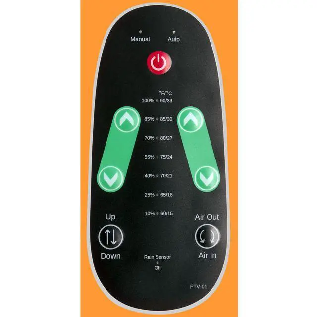 Alt view image 7 of 7 - Replacement Remote Control for Dometic Fan-Tastic Vent Roof Vent 7350 6350