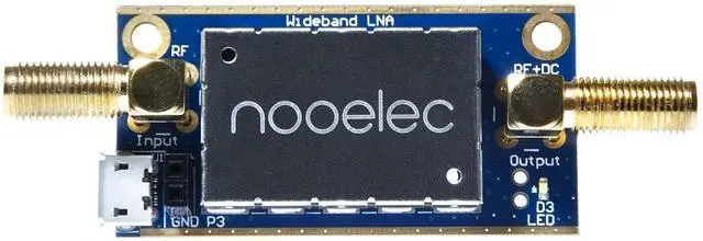 Main image of Lana Barebones - Ultra Low-Noise Amplifier (LNA) Module for RF & Software Defined Radio (SDR). Wideband and Linear 20MHz-4000MHz Frequency Capability with Bias Tee & USB Power Options