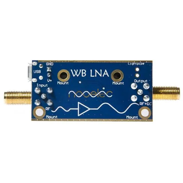 Alt view image 4 of 4 - Lana Barebones - Ultra Low-Noise Amplifier (LNA) Module for RF & Software Defined Radio (SDR). Wideband and Linear 20MHz-4000MHz Frequency Capability with Bias Tee & USB Power Options