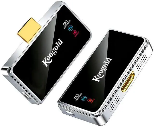 Main image of Wireless HDMI Transmitter and Receiver, Plug and Play Extender Kit | Wirelessly transmit video and audio to compatible displays with plug-and-play setup, LED guidance and efficient cooling