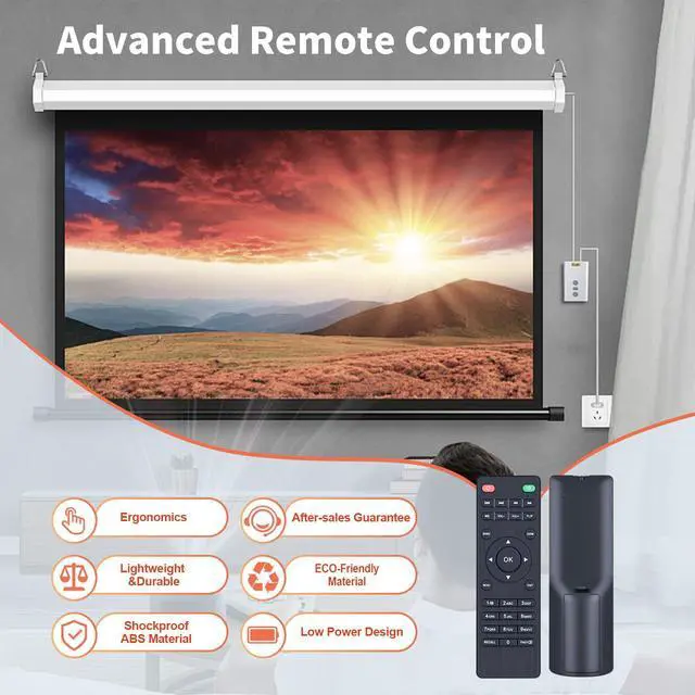 Alt view image 6 of 7 - New Projectors Remote Control Replacement fit for RCA RPJ136 RPJ119 RPJ140 RPJ107 RPJ107 RPJ104 Portable Mini LED Projector
