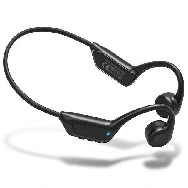 Main image of Bone Conduction Headphones with Mic, 2026 Wireless Bluetooth6.0 Open-Ear Sports Headphones, Sweat Resistant, Lightweight and Comfort, 10Hrs Playtime, Game Mode, Suitable for Running, Cycling, Workouts