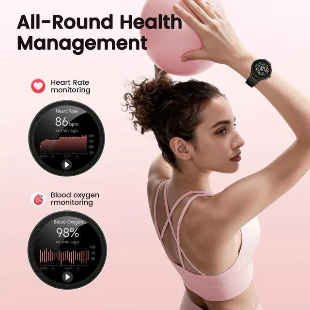 Alt view image 5 of 7 - Smart Watch for Men with Bluetooth Calls & AI Voice Assistant | Fitness Tracker with Sleep Monitor, 100+ Sports Modes, Compatible with Android & iOS