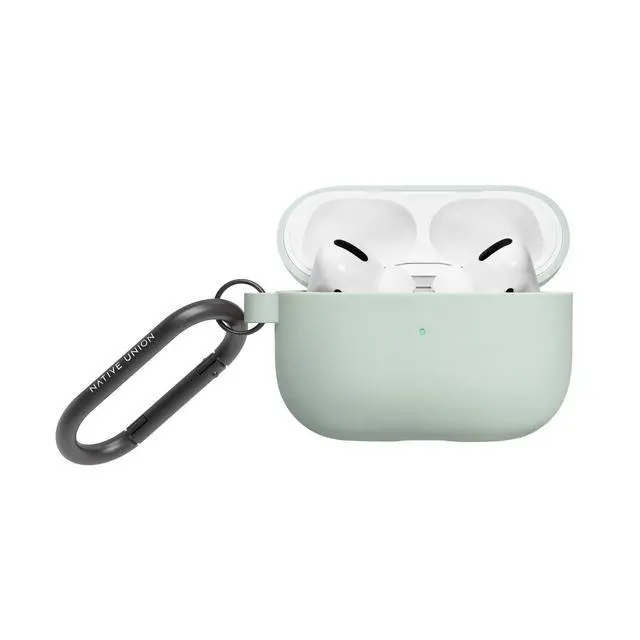 Alt view image 3 of 6 - Roam Case for AirPods Pro Silky & Matte Liquid Silicone Case - Compatible with AirPods Pro, Airpods Pro 2 (Sage)