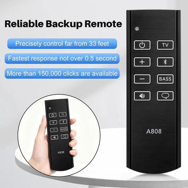 Alt view image 5 of 7 - Backlit Replacement Remote for Bose Soundbar Series II/Bose TV Speaker | Compatible with Bose Solo 5 10 15 Series II TV Sound System 418775 431974 845194 732522-1110 838309-1100