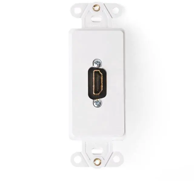 Main image of Decora Insert HDMI Feedthrough, 41647-W, White
