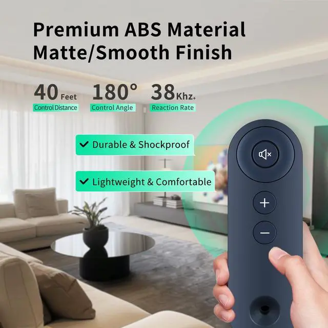 Alt view image 5 of 7 - New Soundbar Replacement Remote Control for Sonos Arc, Arc SL, Beam (Gen 1 Gen 2), Ray, Amp (Gen 2), Playbase and Playbar