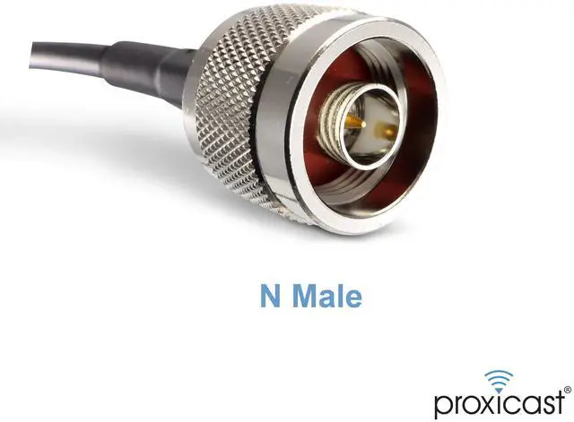 Alt view image 3 of 7 - 3 ft Ultra Flexible PL259 Male - N Male Low Loss Coax Cable Jumper Assembly for CB/UHF/VHF/Shortwave/HAM/Amateur Radio Equipment and Antennas - 50 Ohm (ANT-141-032-03) (Pack of 2)