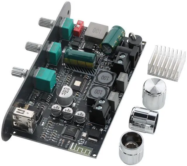Main image of ZK-1001U 100W Bluetooth Power Amplifier Board TPA3116 High and Low Tone TWS Outdoor DIY Speaker Mono Home Theater Low Distortion