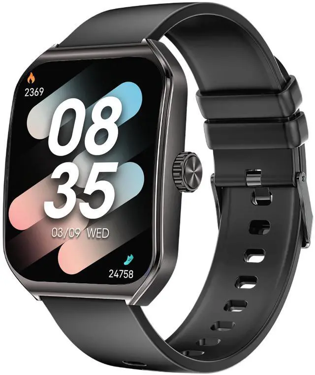 Main image of 1.83" Smart Watch 3D Curved Glass IP68 Waterproof Fitness Tracker | 7-Day Long Battery Life, HD Large Display Sleep Heart Rate Blood Oxygen Monitoring